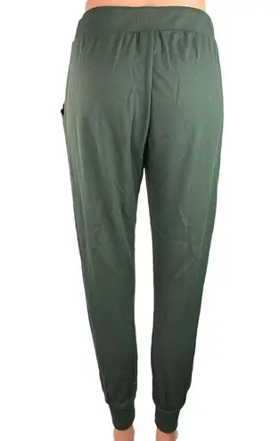 Terez Green High Rise Drawstring Waffle Knit Athleisure Jogger Pants Size S