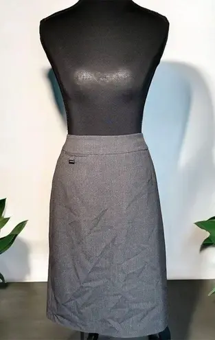 Calvin Klein  Gray A-Line Knee-Length Skirt for Work thumbnail 1