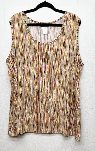 JNS Easy Dressing Multicolor Top Womens 4X Business Workwear Career Party Event Pink