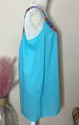 Mud Pie nwt //  embroidered beaded tunic daphne swim coverup