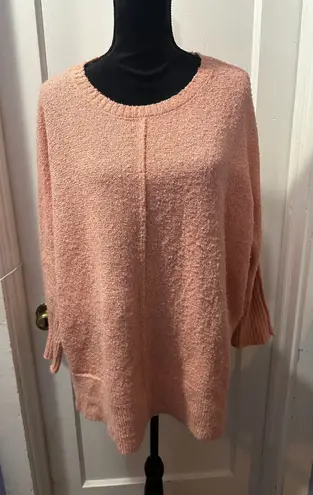 Wonderly Pink Knit Sweater in XL - Image 1