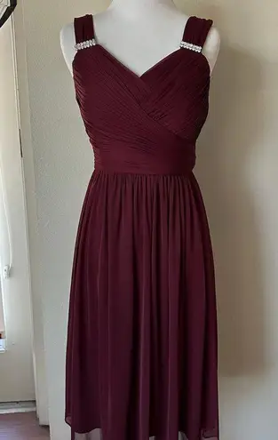 Cinderella Divine CD3802 Short Bridesmaids Sleeveless Chiffon Prom Cocktail Dres