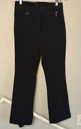 Fera Stretch Black Ski Pants 4 Way Heaven Nylon Insulated Size 10L 10 Tall 41303