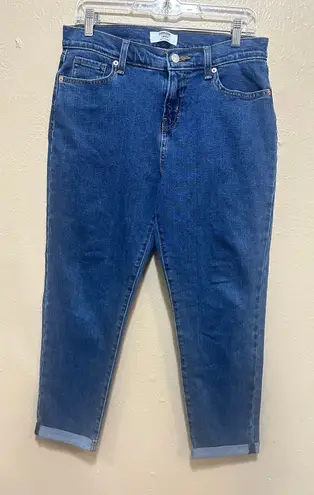 Denizen from Levis Boyfriend Jeans Womens Size 2 W26 Blue Denim Cuffed