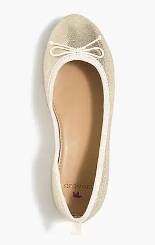 CREWCUTS Women Metallic Gold Ballet Flats