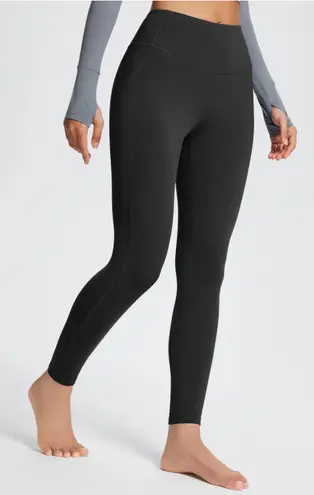 Baleaf Medium black leggings, lightweight fleece