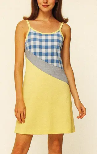 Vintage Autumn Deer 100% cotton sleep gown/ dress, XXS Blue