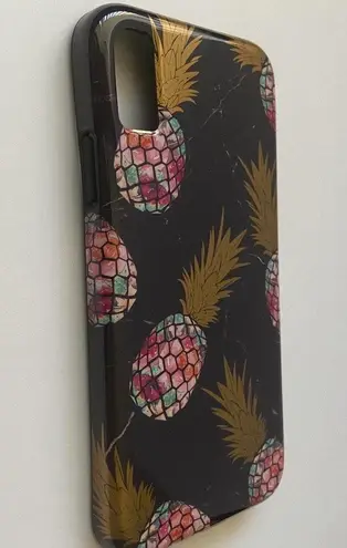 Iphone X case pineapple black