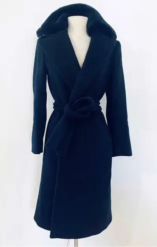 Club Monaco wool blend coat in dark Navy