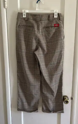 Dickies plaid cropped pants