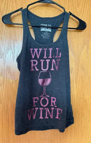 Chin Up Will Run For Wine Tank