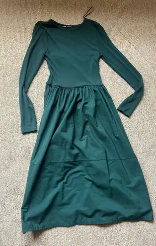 ZARA Green Dress