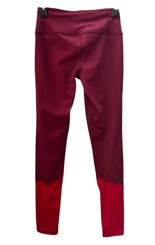 Victoria Sport Knockout Tights - Burgundy / Red