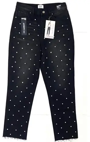 Simple Society Super High Waisted Straight Jeans