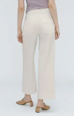 Everlane  The Organic Cotton Wide-Leg Pant Denim Jean Bone Cream Size 00 NWT