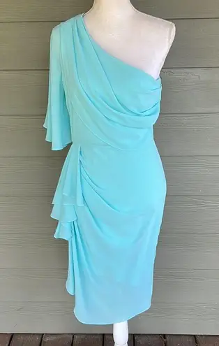 Badgley Mischka Belle by “Aliyah” One Shoulder Dress