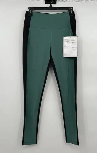 Z By Zella  Women's Urban Hybrid Pants in Black/Green Size Small