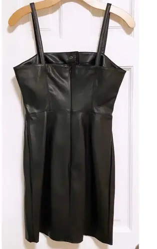 BB Dakota | Nice & Cool Vegan Leather Dress in Black size 2