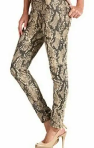 DL1961  Emma Brown Snake Python Animal Print Jeans 27