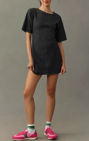 Anthropologie  Daily Practice Ruched Short-Sleeve T-Shirt Dress, Size M