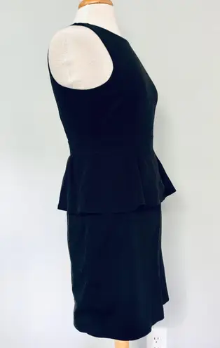 Tibi New York Black Sleeveless Peplum Dress