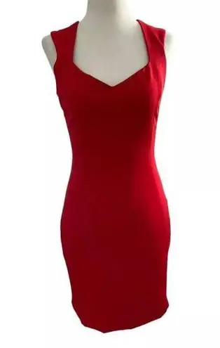 Mango MNG  Red Bodycon Mini Dress Women's Size XS | 1-411