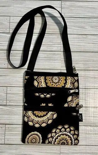 NGIL Mandala Dream Messenger Hipster Bag Black