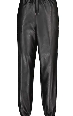 Stella McCartney Kira Faux Leather Sweatpants Jogger Pants Womens Size 34 / US 0
