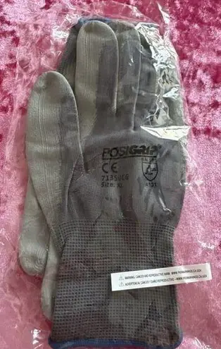 New Rosigrip Work Garden Gloves Size XL Gray
