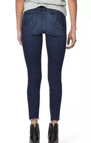 MOTHER High Waisted Looker Ankle Fray Last Call Wash Size 28