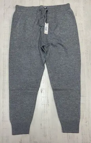 Martha Stewart cashmere sweater Gray Knit Joggers Size L