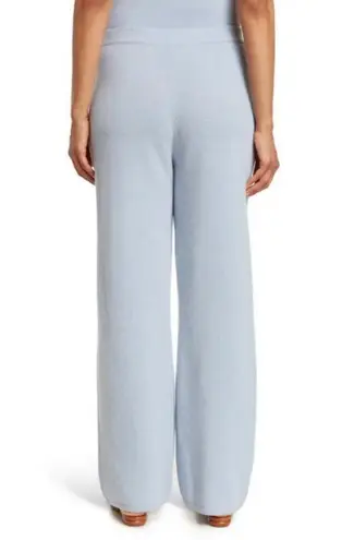 St. John ππ Wool Blend Pants Elasticized Waist Periwinkle Melange Blue XL NWOT