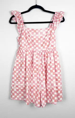 American Eagle Women's Checkered Romper Sz S
