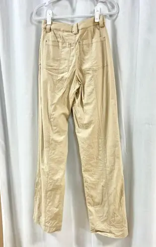 Camila Coelho NWT Matilda High Waisted Wide Leg Full Length Pants Beige-Sand XS