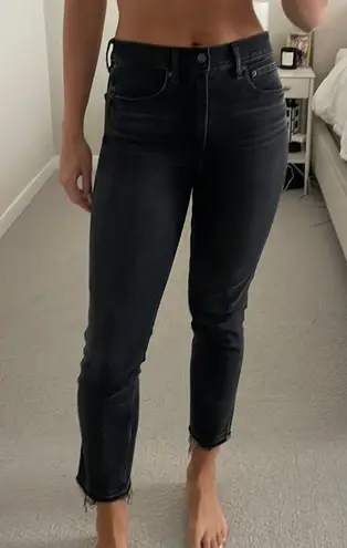 Gap Cigarette High Rise Black Jeans