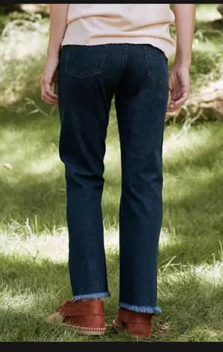 The Great Western Crop Boot Jeans Blue Size 27