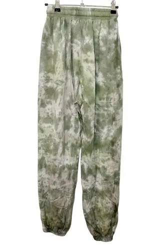 Lovers + Friends  Sammy Jogger Pant in Green Tie Dye Revolve Womens Size Small