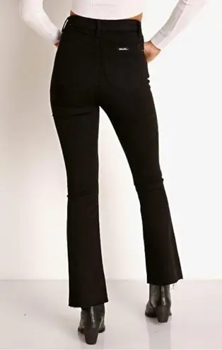 Rolla’s Women’s East Coast High Rise Black Denim Cropped Bootcut Jeans Size 27