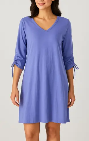 Fresh Produce Blue T-Shirt Dress size Large with pockets