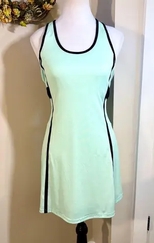 BOLLE Active Performance Tennis Pickleball Dress w/Built In Bra Womens Large 💚 Green