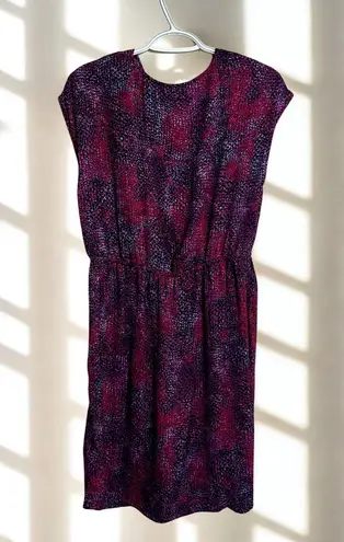 Daisy Fuentes NWT Dress M Pink Purple Wrap Dress Global Appeal Hibiscus NEW