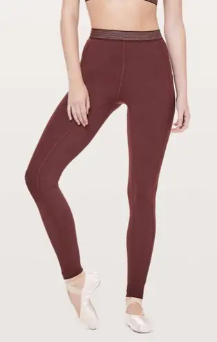 Lululemon  Principal Dancer Golden‎ Lined Tights - Image 1