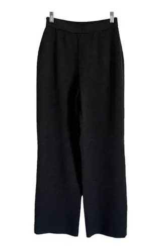 St. John Collection by Marie Gray Boucle Slub Knit Heather Grey pant Size 4