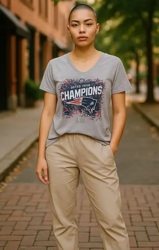 Fanatics NEW ENGLAND PATRIOTS Official Super Bowl NFL Top ~ Women's Size XL