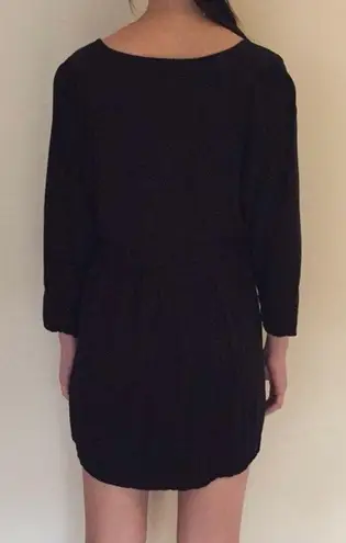 little black soft grunge dress