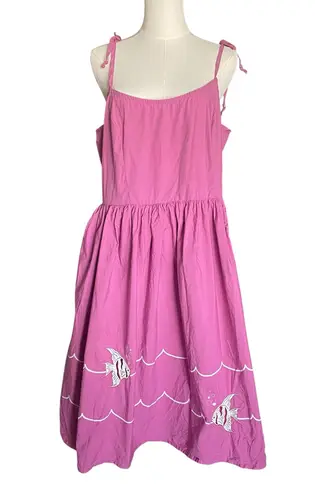 Unique Vintage Fish Midi Dress