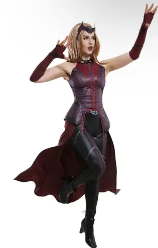 Scarlet Witch Cosplay / Halloween Costume Black Size M