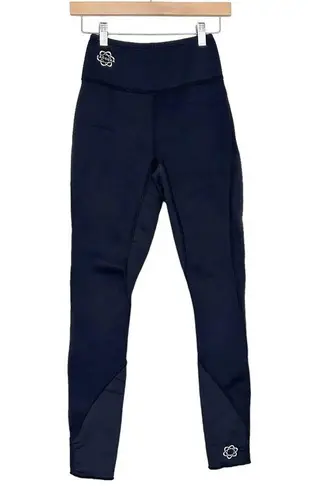 Zaggora Black Neoprene Thermo Fit Leggings Sz XS