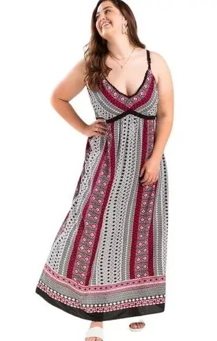 FRANCESCA’S MI AMI ROMANTIC GOTH SLEEVELESS DEEP V NECK BOHO MAXI DRESS XS Black