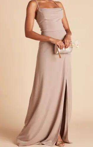Birdy Grey | ash dress crepe taupe | medium bridesmaid dress